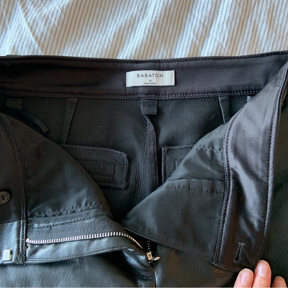 Aritzia Babaton Leather Pants - Picture 4 of 4